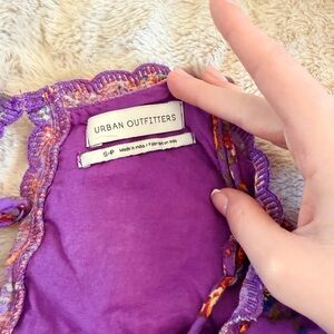 Urban Outfitters Purple Floral sun dress